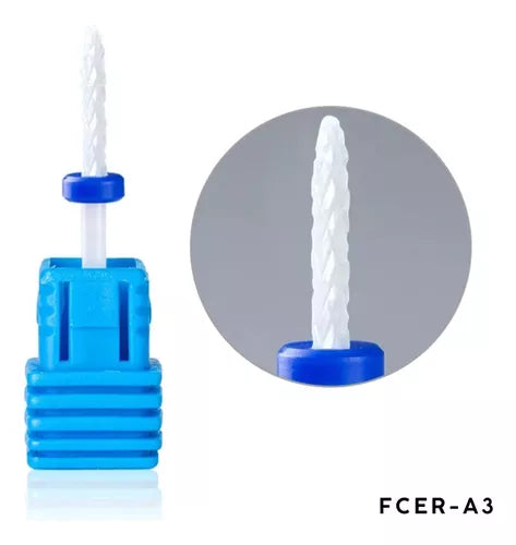 Punta de céramica para cuticula