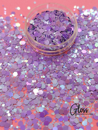 Colita de sirena morada