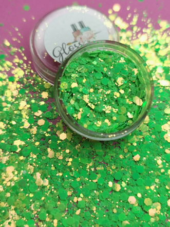 Colita de sirena verde