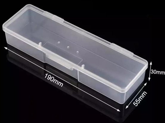 Caja para limas o pinceles