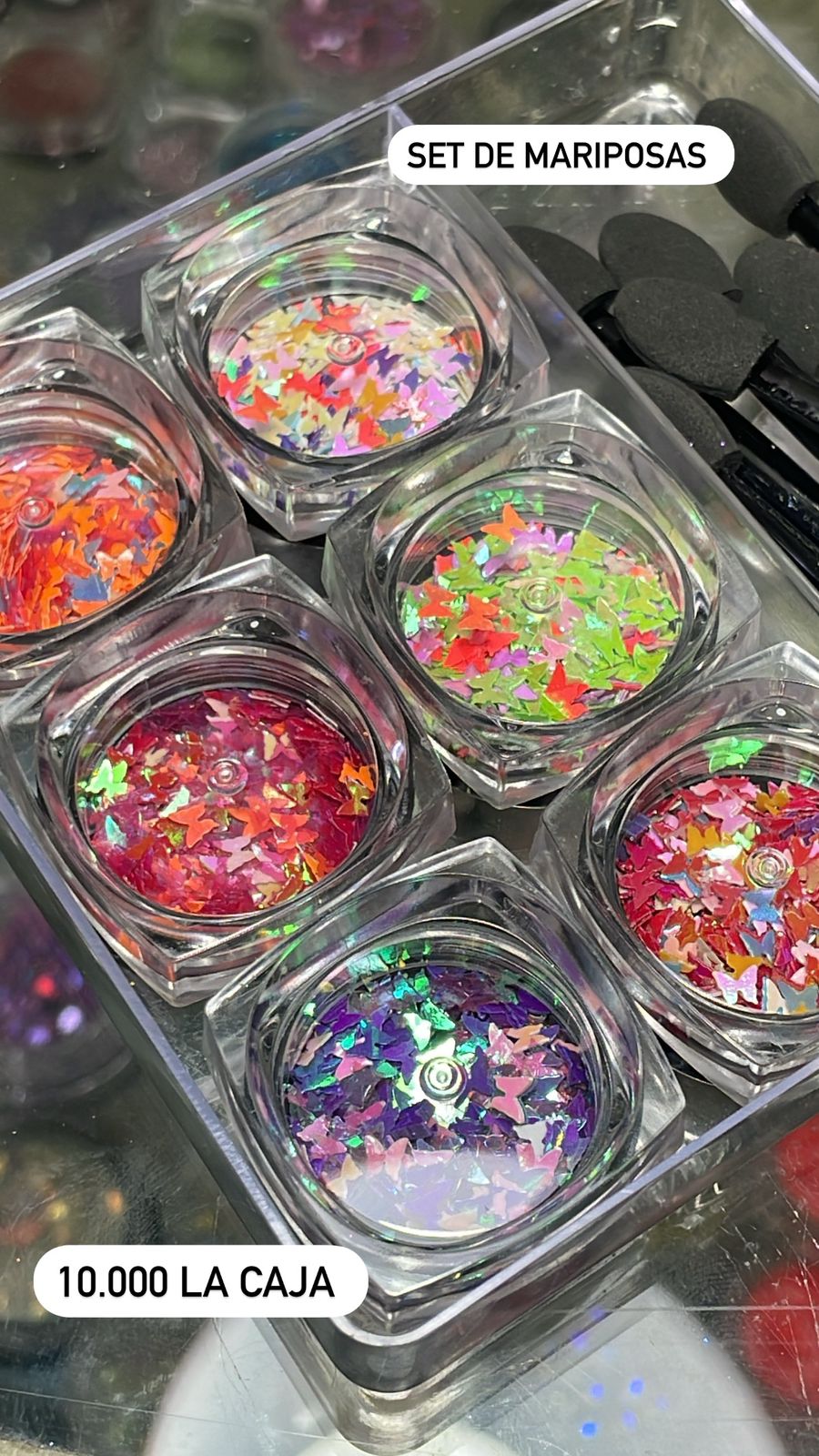 Set de mariposas para encepsular