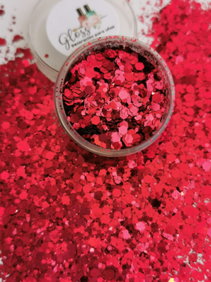 Colita de sirena roja