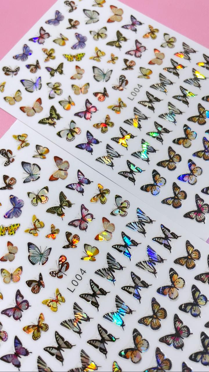 Sticker de mariposas